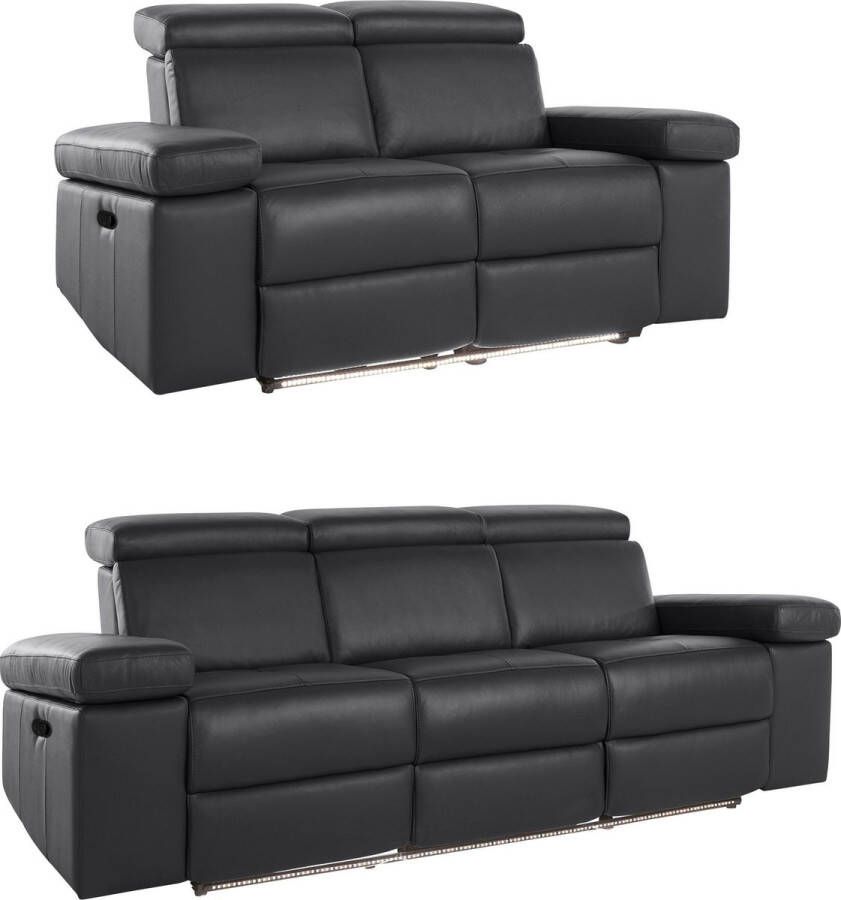 Loft24 Rayland set 2-3 pers handmatig Zwart