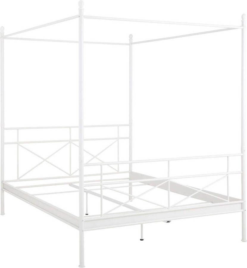 Loft24 Thora hemelbed 160 cm wit