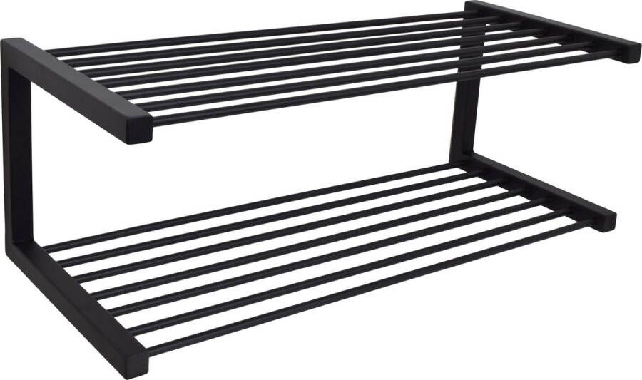 LOFT42 Hall wand schoenenrek Metaal Zwart