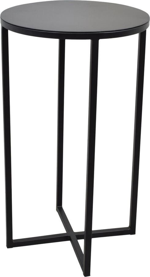 Loft42 Beau bijzettafel Rond Zwart Metaal dia 35cm.