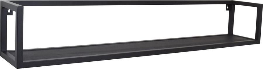 LOFT42 Vegas Wandplank XL Zwart- 120x20x20