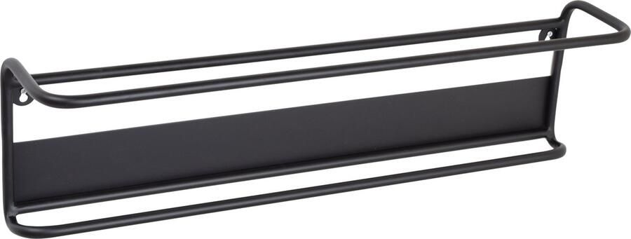 LOFT42 Wandschoenenrek Phill Zwart Metaal 70x20x15