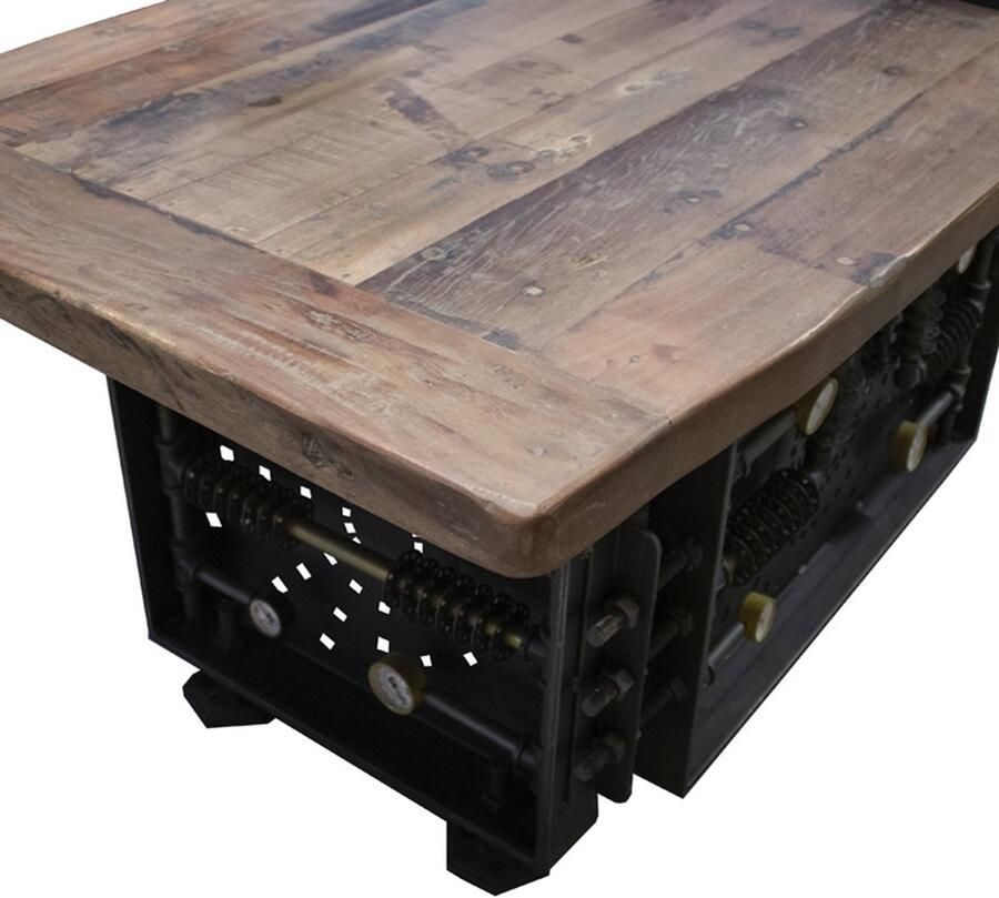 LoftLi Bureau Black Metal L 180 cm W 90 cm H 78 cm Metaal