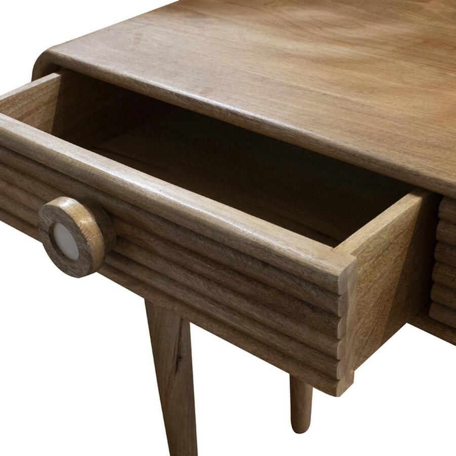 LoftLi Bureau Natural Wood L 106 cm W 43 cm H 76 cm Hout