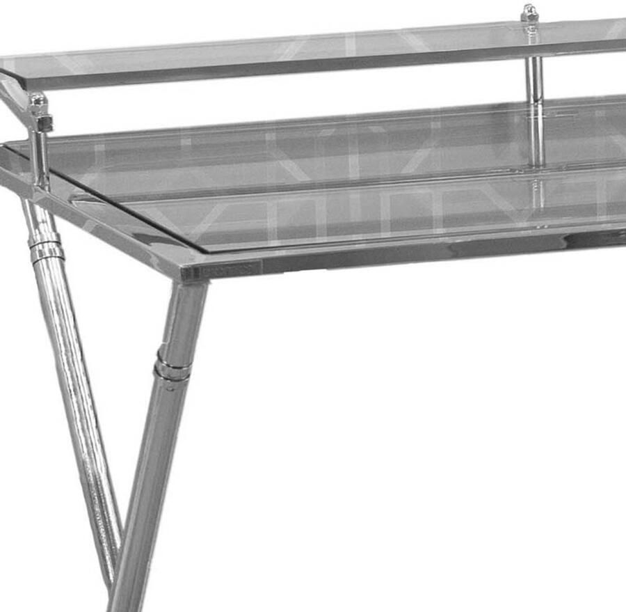 LoftLi Bureau Silver Stainless steel L 86 cm W 53 cm H 93 cm RVS