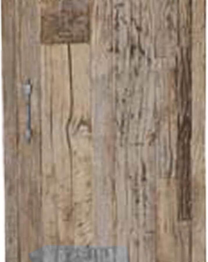 LoftLi Kledingkast Natural Wood L 70 cm W 60 cm H 210 cm Hout
