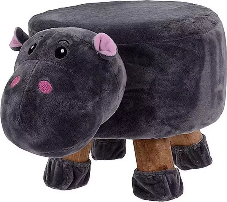 LOKS Kruk voor Kinderen Nijlpaard Hoogte 25 cm