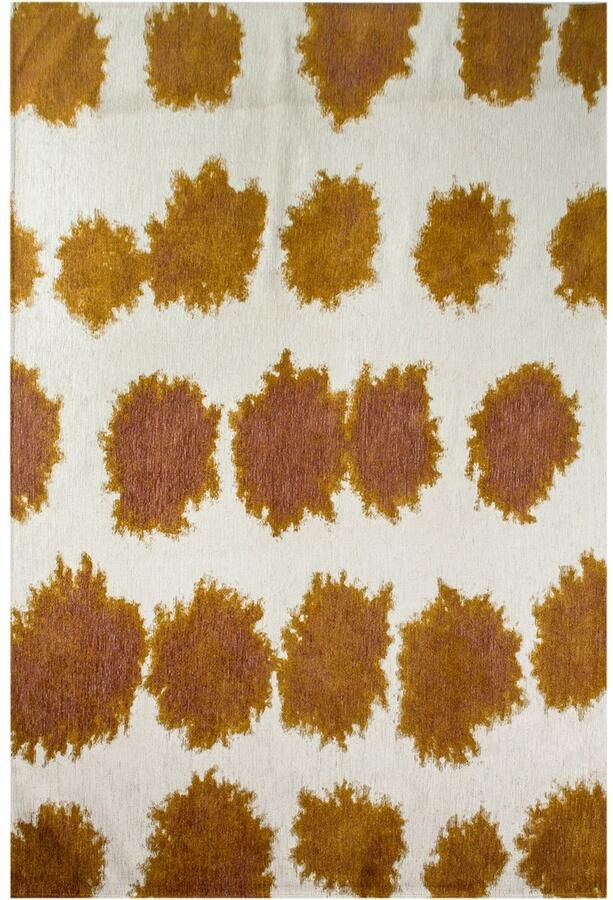 Beneffito Paintball bruin structuurpatroon hedendaags abstract vloerkleed Tapijt 200 x 280 cm