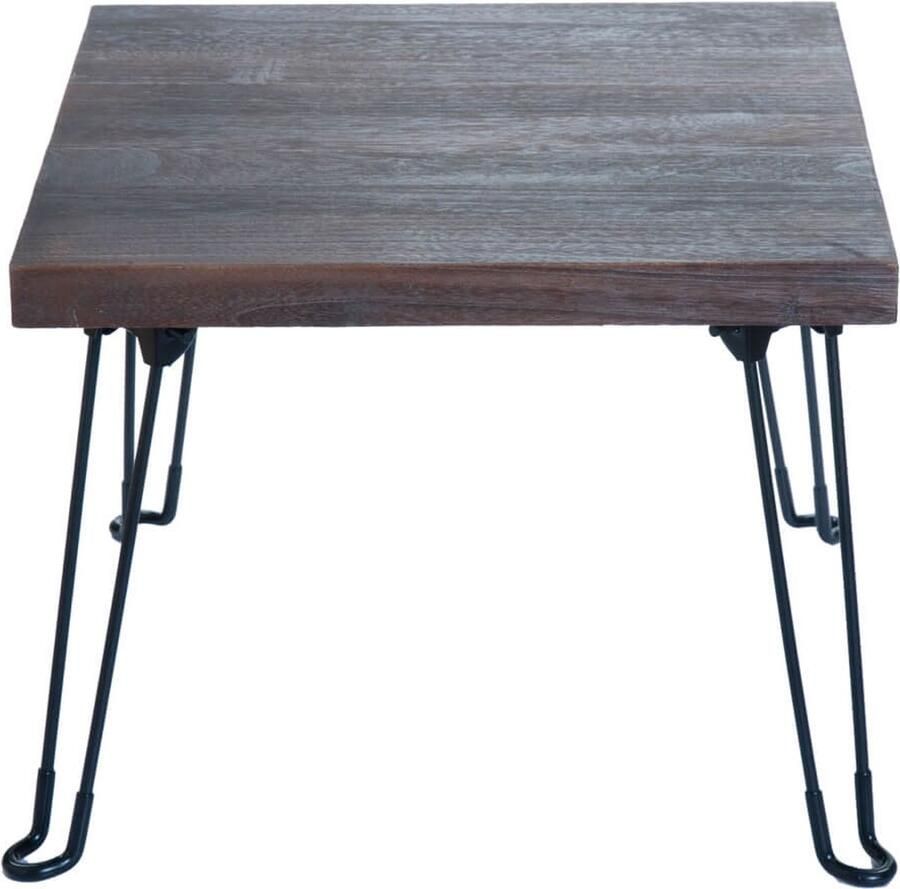 Lolaa Bijzettafel Tava zwart 45cm