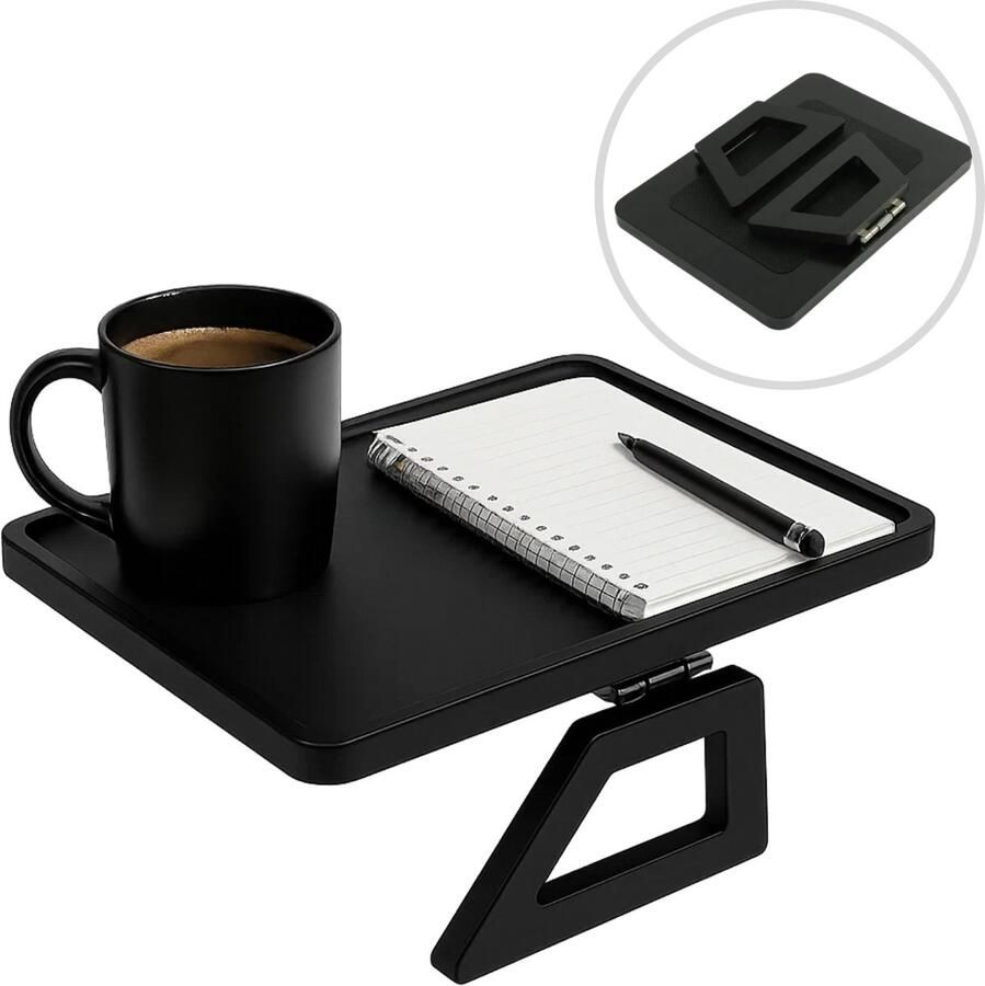 Lomera Armleuning Dienblad Zwart Bamboe Antislip Functie Opvouwbaar Dienblad Sofa Dienblad Banktafel Dienblad Armleuning Tafel Bamboe Materiaal Zwart Kleur Bank Armleuning Dienblad Voor Bank Sofa Plank Bank Dienblad