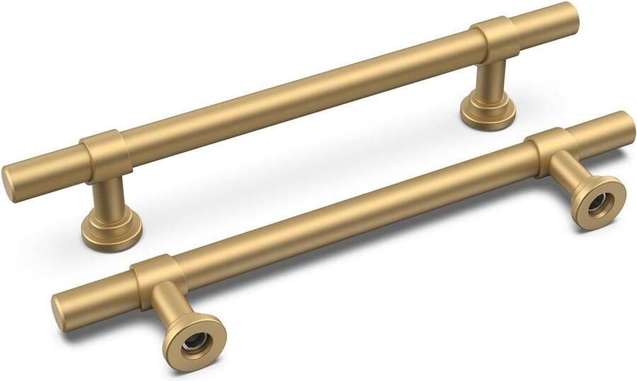 Lonton kastgrepen 128 mm goudkleurig 15 stuks