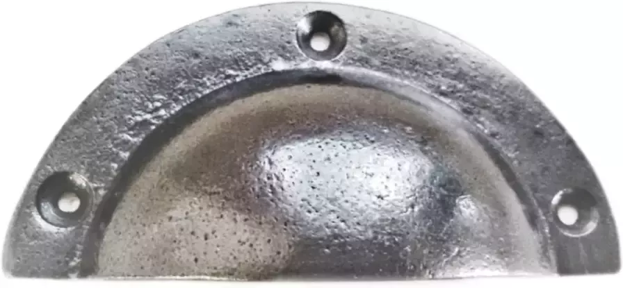 Loods84 Smeedijzeren kom handgreep 92*43 mm blanke lak