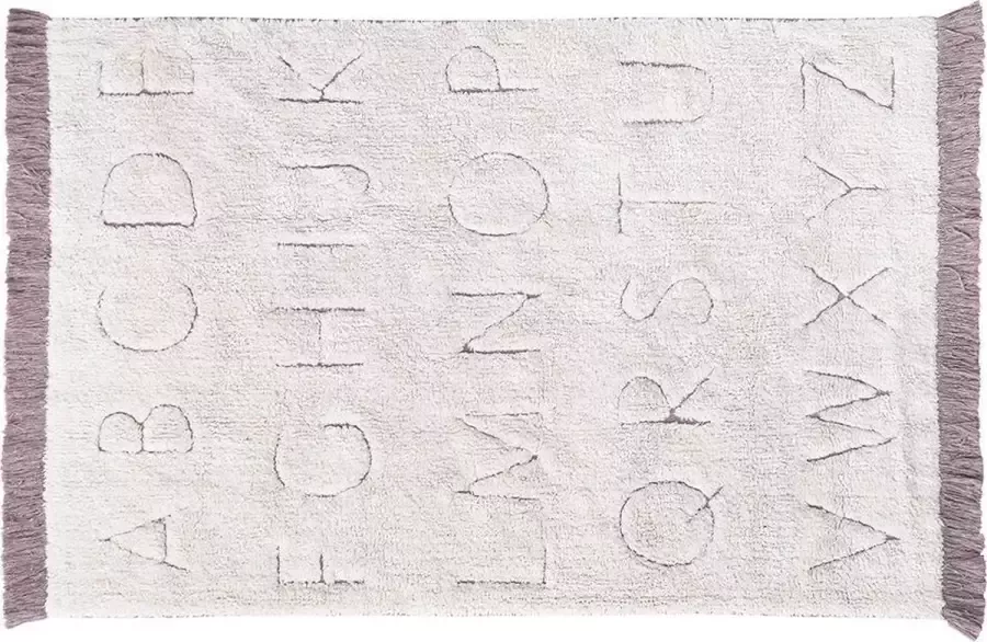 Lorena Canals Gerecycled vloerkleed RugCycled ABC 90 x 130 cm