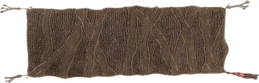 Lorena Canals Vloerkleed Enkang Acacia Wood 70 x 200 cm