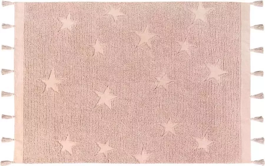 Lorena Canals vloerkleed Hippy Stars 120 x 175 cm vintage nude