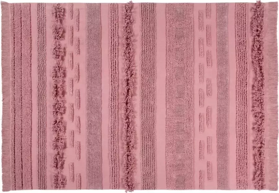 Lorena Canals Wasbaar katoen vloerkleed Air Canyon Rose L 170x240cm
