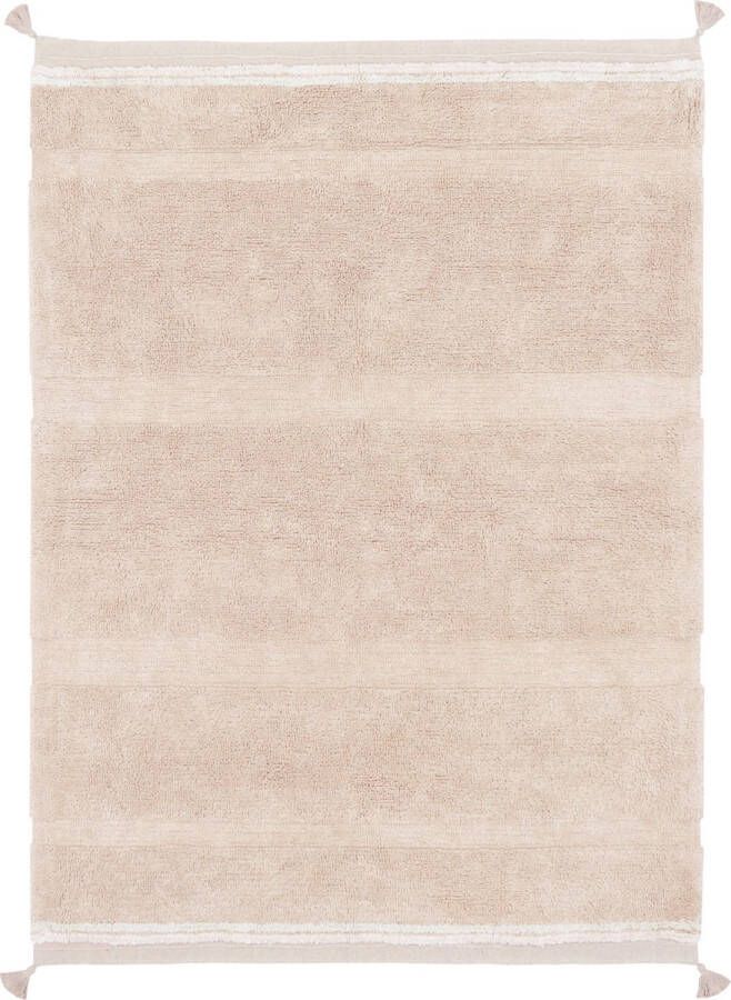 Lorena Canals Wasbaar katoen vloerkleed Bloom Rose M 140x200cm