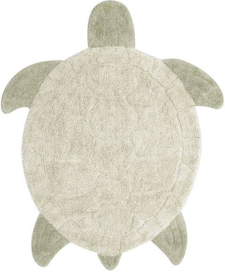 Lorena Canals Wasbaar katoen vloerkleed Sea Turtle 110x130cm