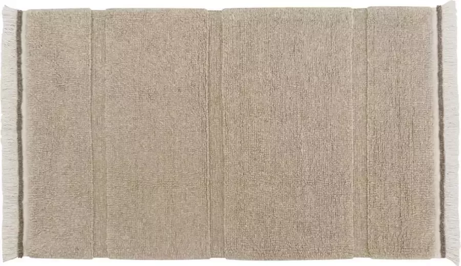 Woolable by Lorena Canals Woolable Vloerkleed Steppe Sheep Beige 80 x 140 cm