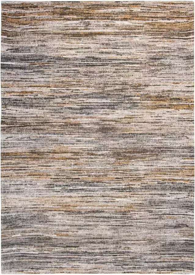 Louis de poortere 9124 Sari Wood Vloerkleed 230x330 Rechthoek Laagpolig Tapijt Landelijk Bruin Grijs