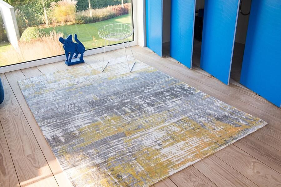 Louis de poortere Wasbaar Binnen & Buiten Vloerkleed 240 x 340 cm Streaks Sea Bright Sunny Laagpolig Tapijt Gerecycled PET Made in Belgium Circulair - Foto 2
