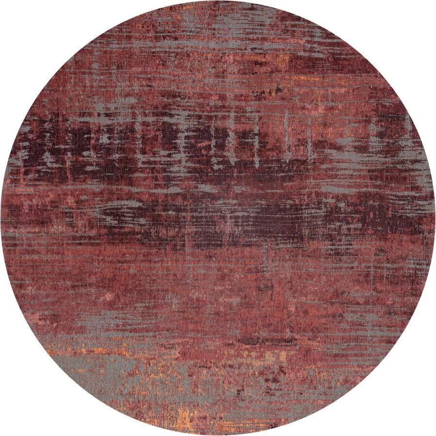 Louis de poortere Rond vloerkleed Atlantic Streaks Nassau Red 9125 cm - Foto 2