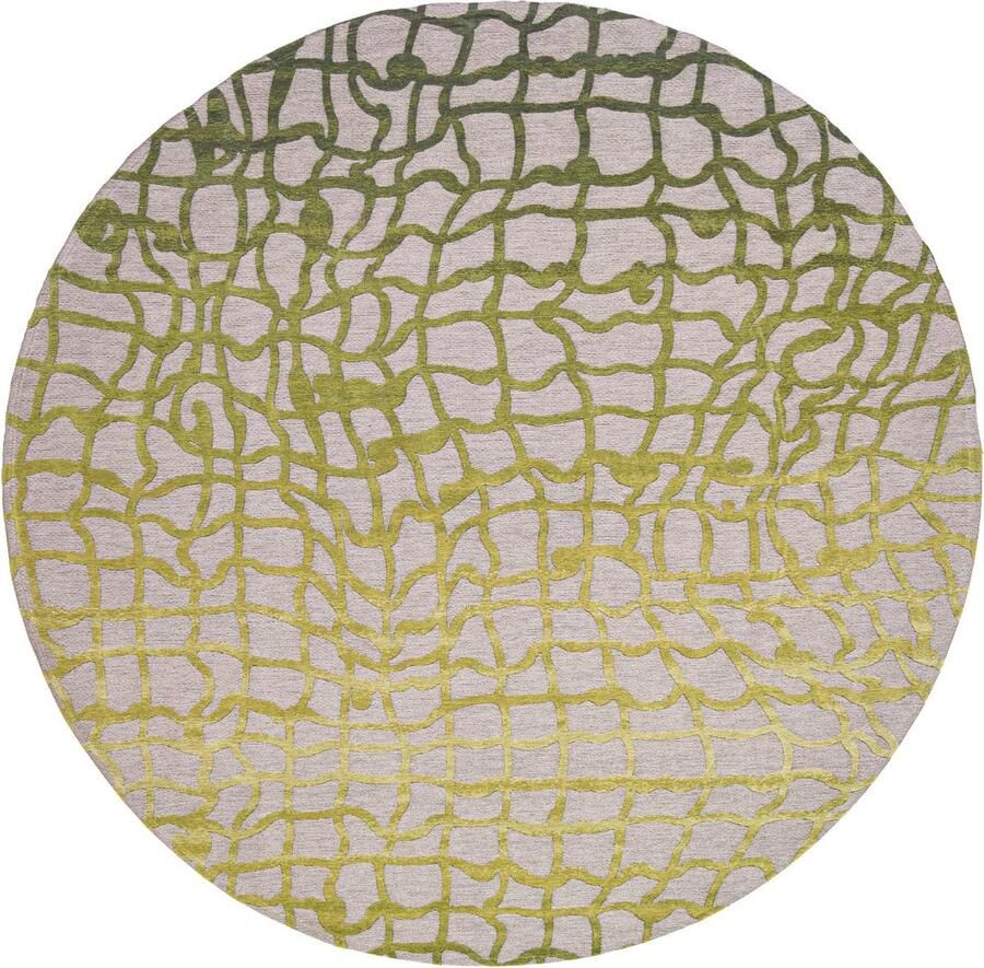 Louis de poortere Rond vloerkleed Mad Men Dedalo Republic Green 9204 cm