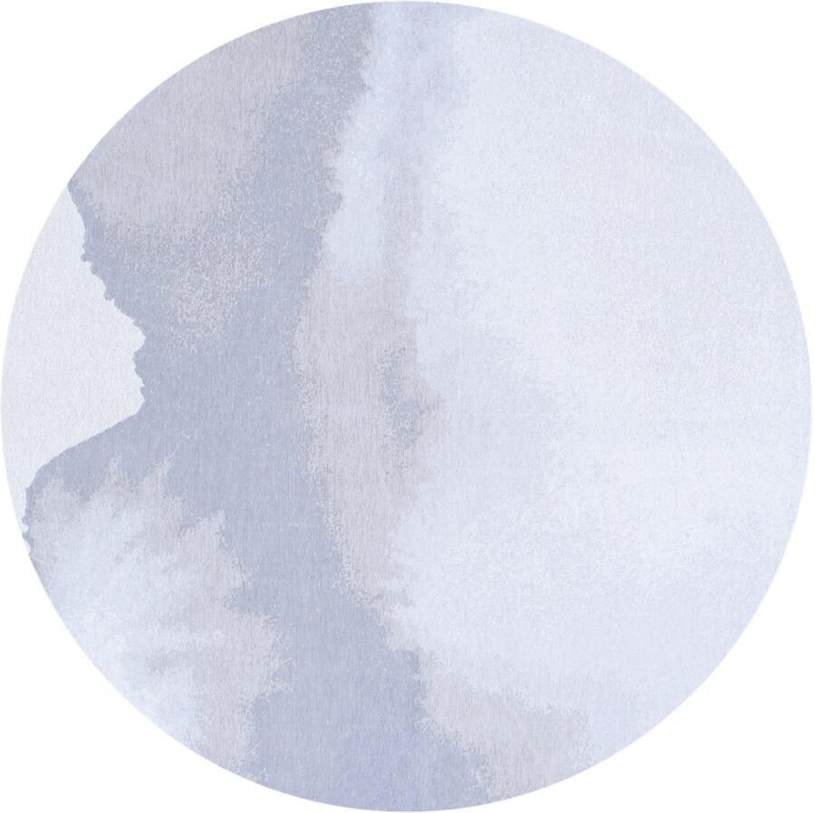 Louis de poortere Rond vloerkleed Meditation Lagoon Iode 9328 cm