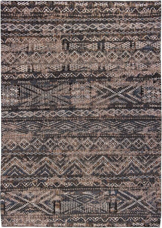 Louis de poortere Vloerkleed Antiquarian Kilim Black Rabat 9113 x 390 cm