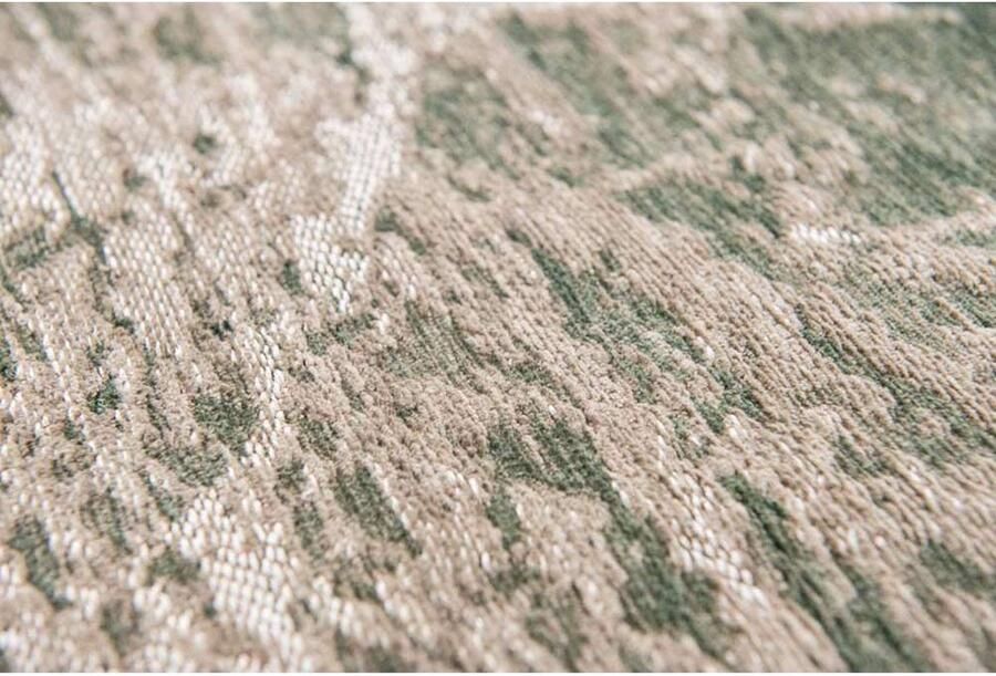 Louis de poortere 8723 Mad Men Dark Pine Vloerkleed 80x150 Rechthoek Laagpolig Tapijt Industrieel Beige Groen - Foto 3