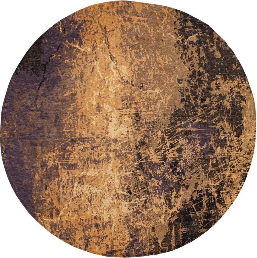 Louis de poortere Rond vloerkleed Mad Men Cracks Deep Mine 8618 cm