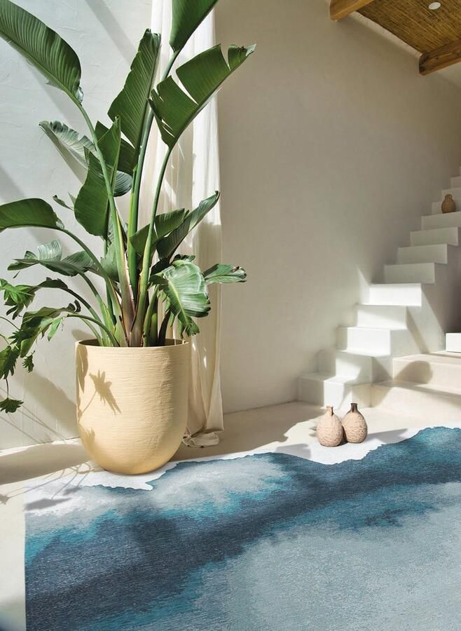 Louis de poortere Vloerkleed Meditation Lagoon Inkjet 9332 x 200 cm