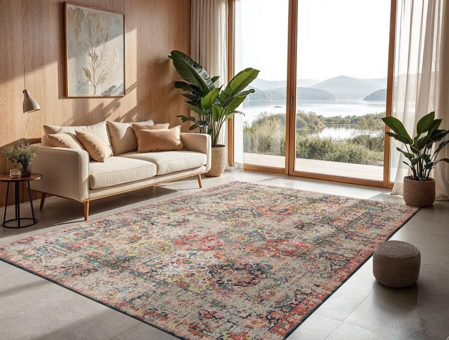 Louis de Poortere 8712 Antiquarian Janissary Multi 170x240 cm Vintage Vloerkleed