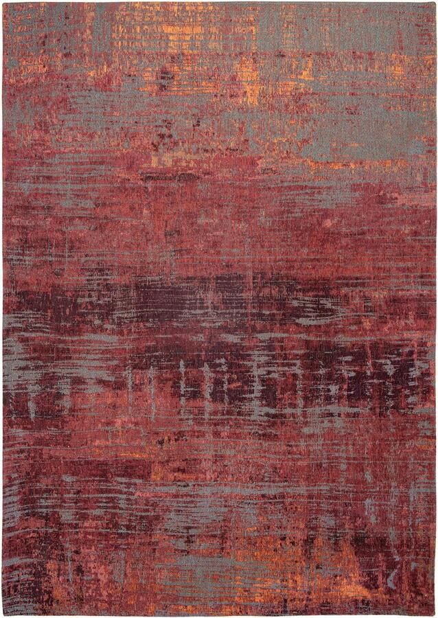 Louis de poortere Vloerkleed Atlantic Streaks Nassau Red 9125 x 340 cm