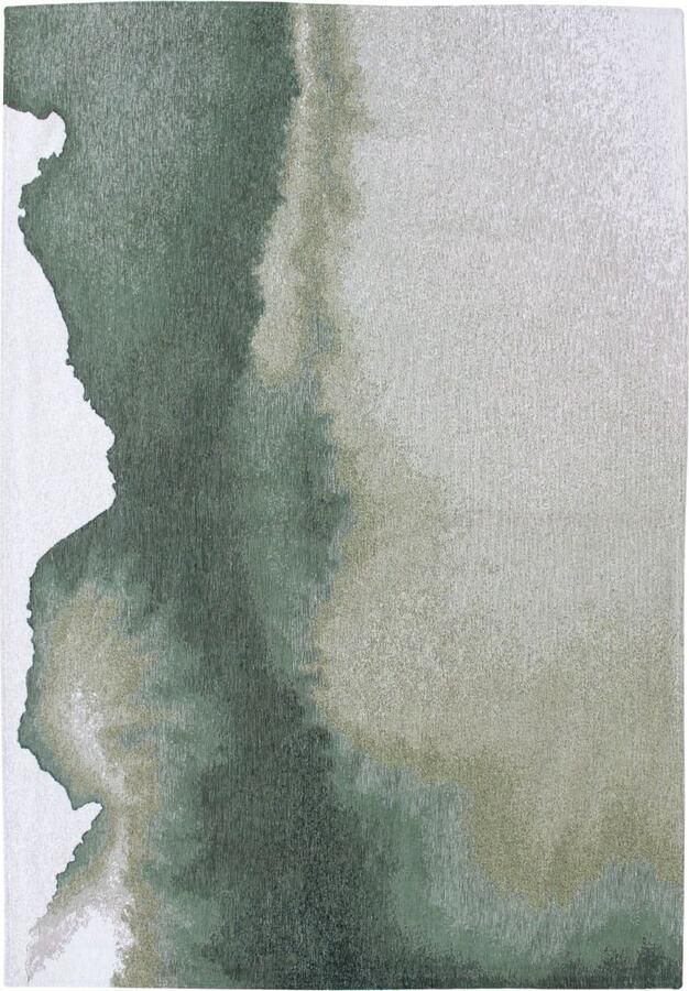 Louis de poortere Rond vloerkleed Meditation Lagoon Palm Green 9331 cm