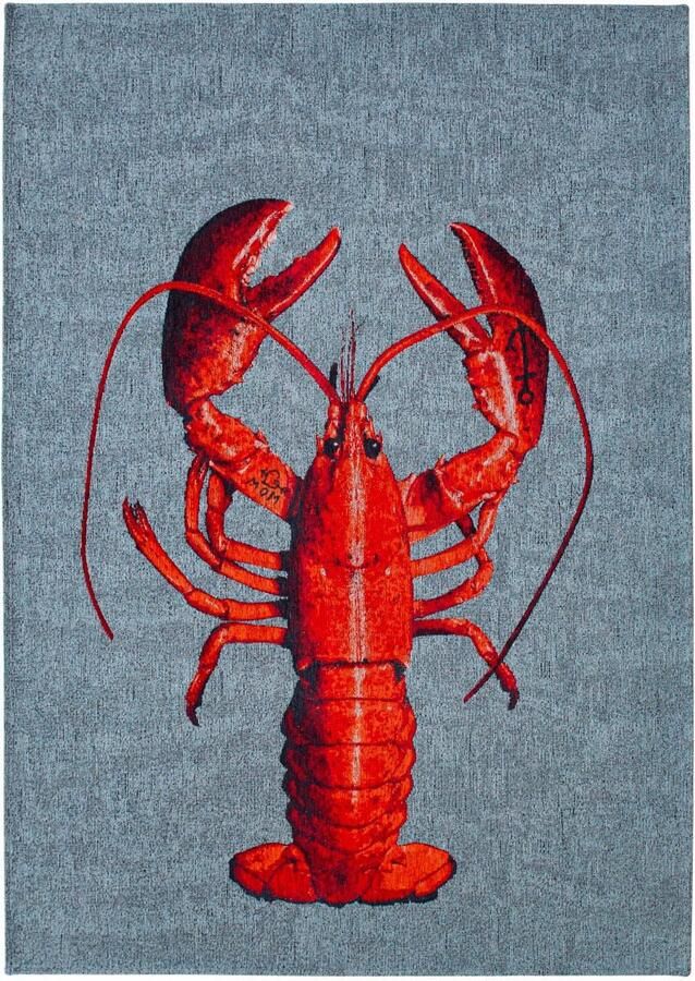 Louis de poortere Vloerkleed Pop Lobster Steam Red 9389 x 340 cm - Foto 2