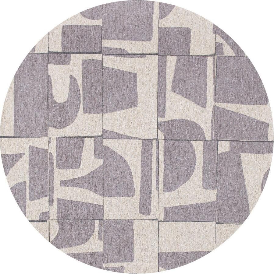 Louis de poortere Rond vloerkleed Craft Papercut String 9366 240 cm