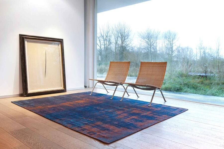 Louis de poortere vloerkleed Sunset Blue zwart 240x340cm