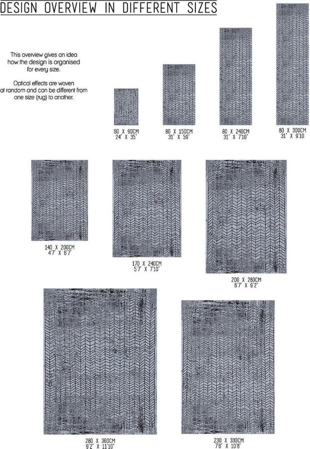 Louis de poortere 8929 Mad Men White Plains Vloerkleed 280x360 Rechthoek Laagpolig Tapijt Modern Beige Grijs - Foto 5