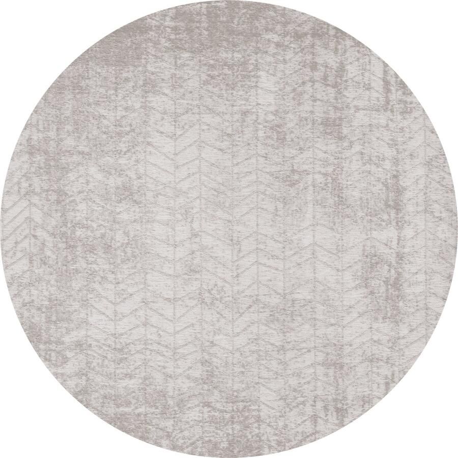 Louis de poortere Rond vloerkleed Mad Men Jacob's Ladder White Plains 8929 cm