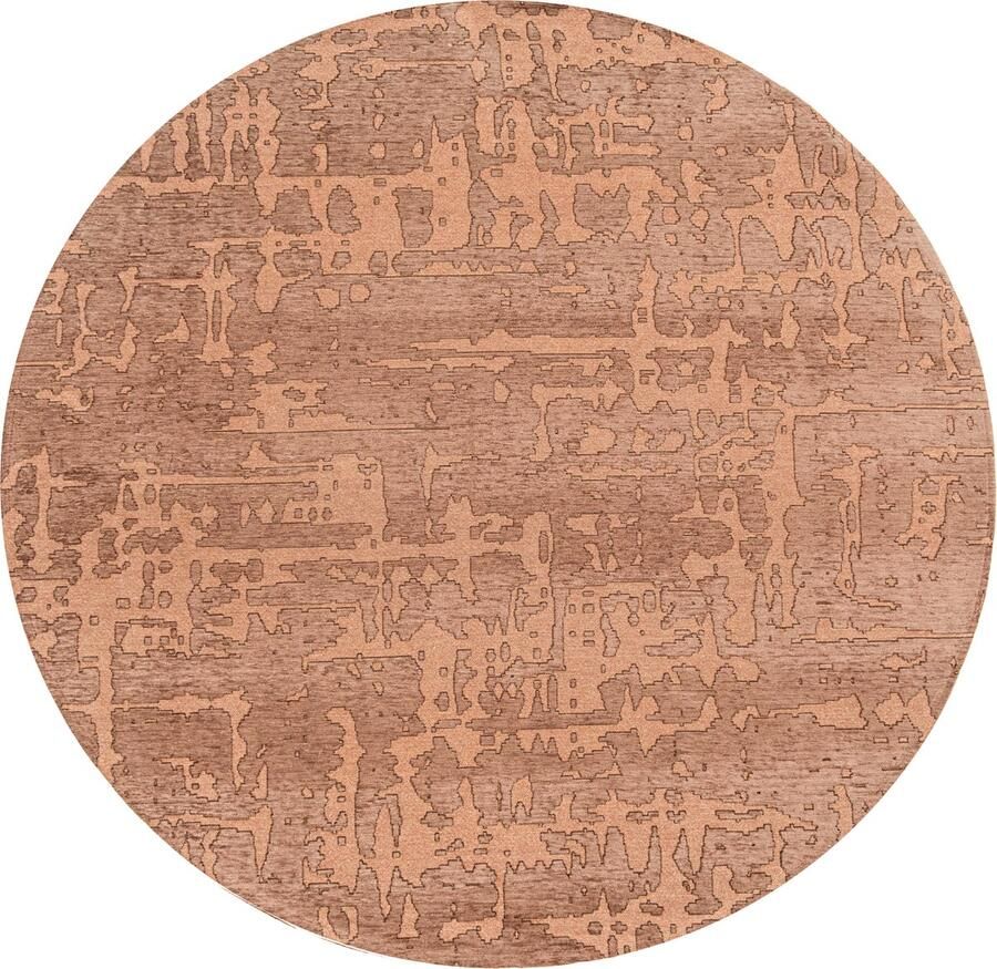 Louis de poortere Rond vloerkleed Structures Baobab Za Copper 9199 cm