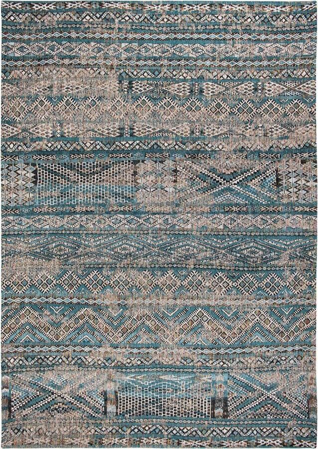 Louis de poortere Vloerkleed Antiquarian Kilim Zemmuri Blue 9110 x 340 cm