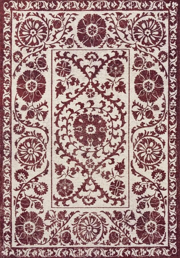 Louis de poortere Antiquarian Suzani Zephyr 9734 vloerkleed x 200 cm