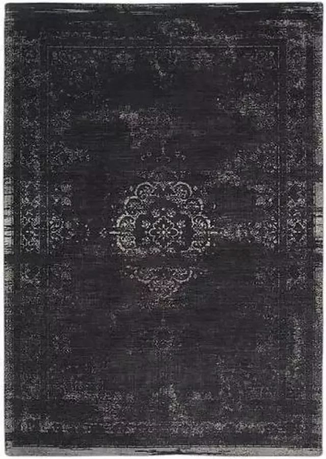 Louis de poortere Vintage Fading World – Mineral Black 8263 Zwart Beige Polyester 200 x 280 cm (L)