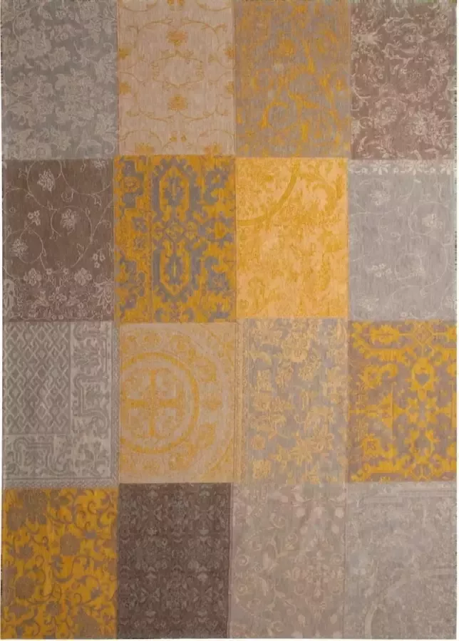 Home24 Laagpolig vloerkleed Multi Yellow Louis De Poortere