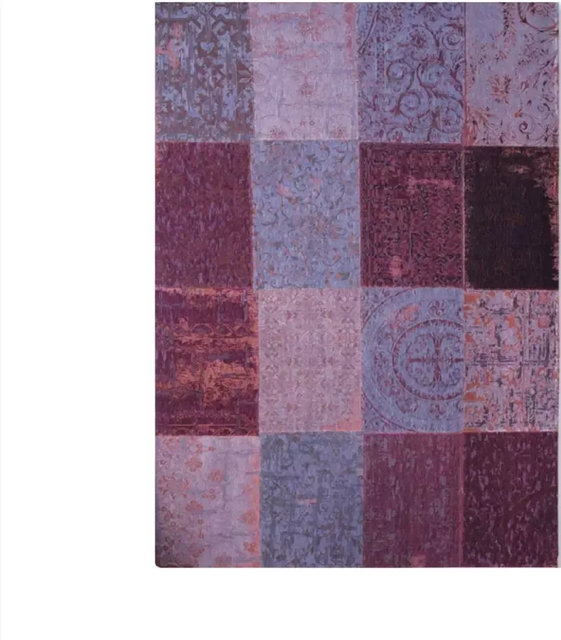 Louis de poortere Vintage Vloerkleed Kelim Pale Purple 8008 170x240 cm
