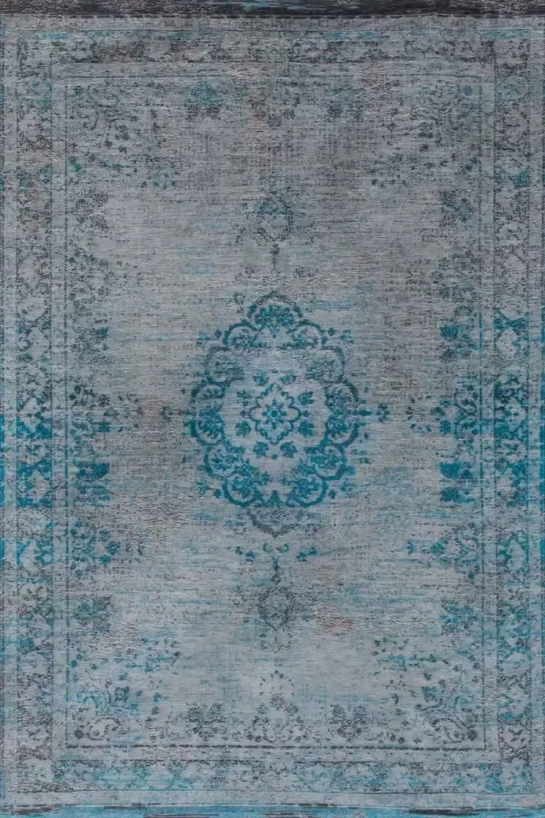 Louis de poortere Vloerkleed Vintage Kelim Turquoise 170x240 cm - Foto 2