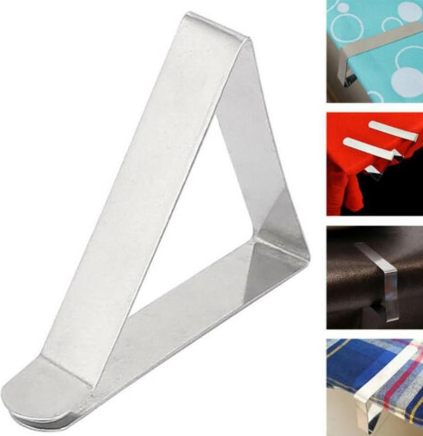 LOUZIR 4 stuks Tafelkleed klemmen Tafelkleed gewichtjes Tafelkleed houder Tafelkleed Vastzetten Tafelkleed Clips
