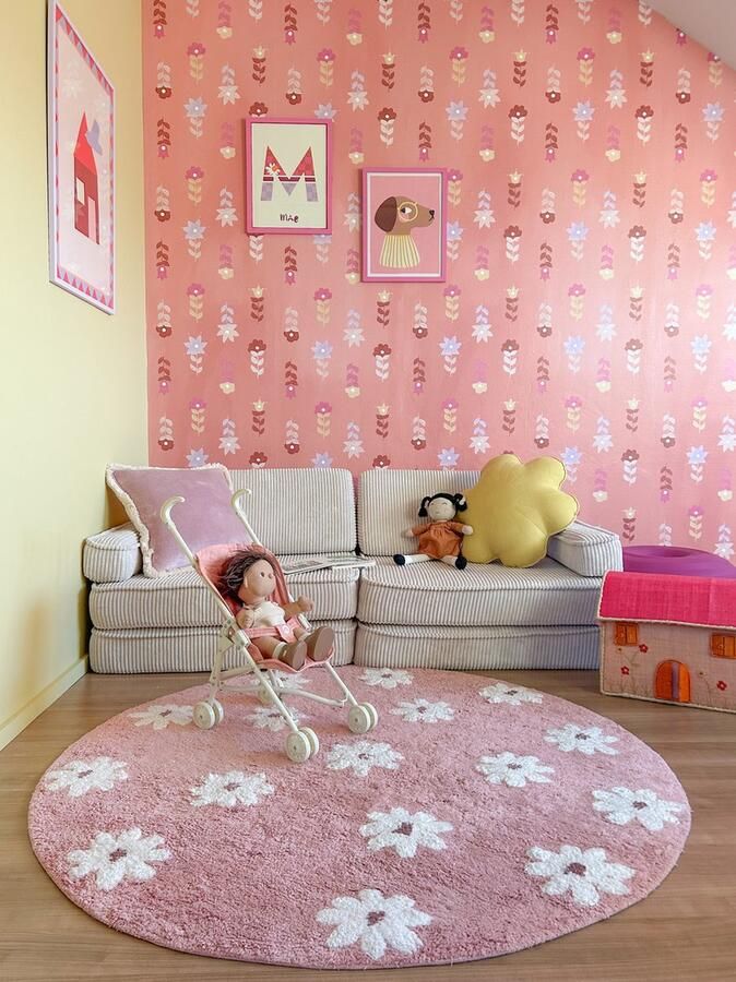 Love by Lily .com Love by Lily Vloerkleed Daisy Day 130 cm