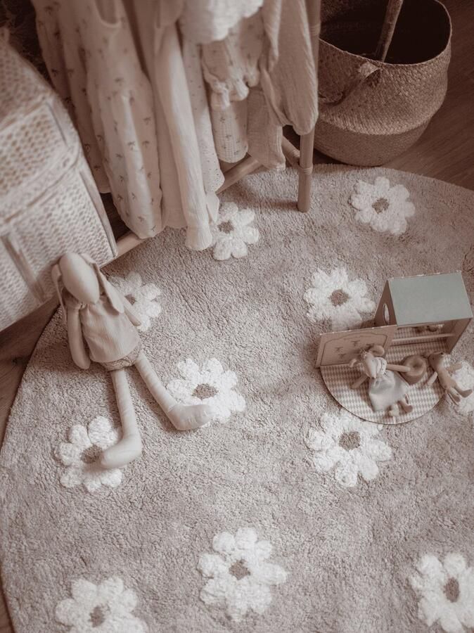 Love by Lily .com Love by Lily vloerkleed Daisy Night 130 cm